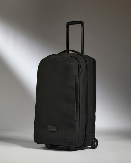 Antler Weave Wheeled Duffel in Black