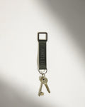 Icon Keyring in Dark Khaki Green