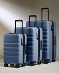 Expandable Cabin Suitcase Set in Ocean Blue - Icon Stripe