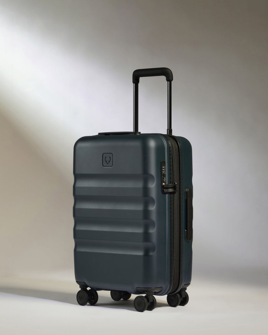 Expandable Cabin Suitcase Set in Indigo Blue - Icon Stripe