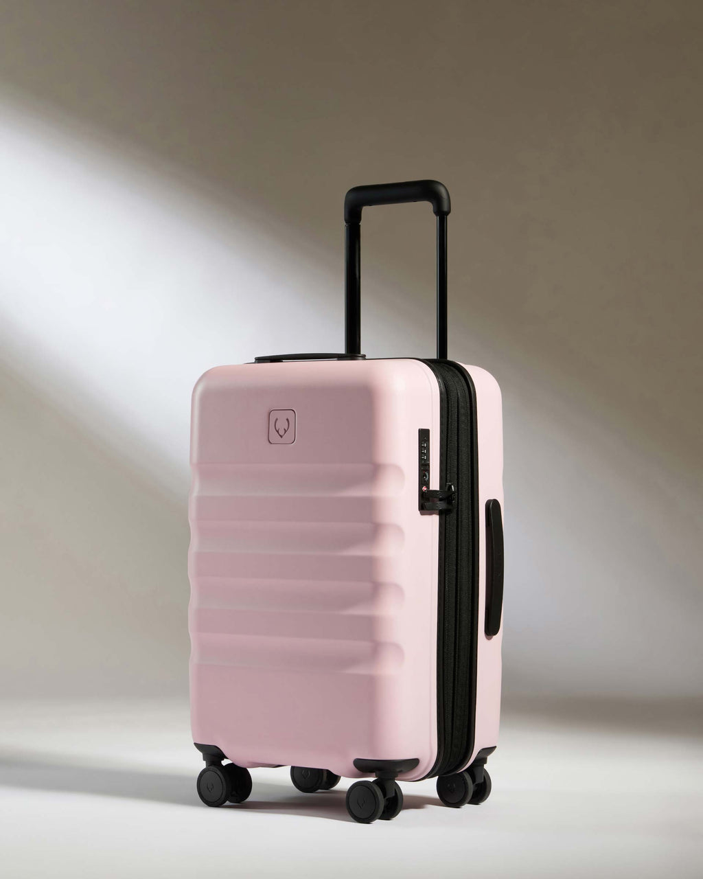 Expandable Cabin Suitcase Set in Moorland Pink - Icon Stripe