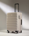 Medium Suitcase in Taupe Gloss - Icon Stripe