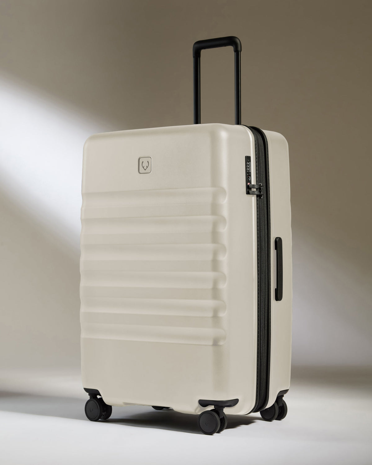 Cabin with Pocket Suitcase Set in Taupe - Icon Stripe