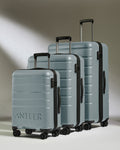 Suitcase Set in Cool Grey - Logo