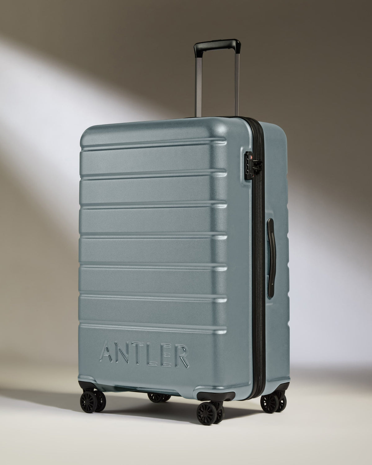 Suitcase Set in Cool Grey - Logo