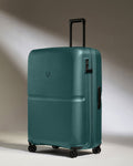 Large Suitcase in Marsh Blue - Single Stripe