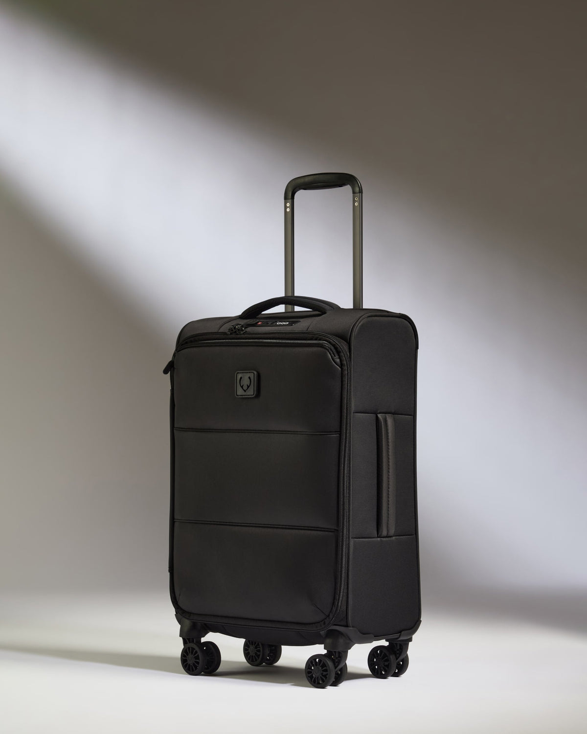 Lightest Suitcase Set in Black - Soft Stripe 2.0