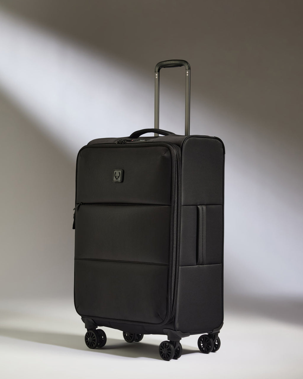 Lightest Suitcase Set in Black - Soft Stripe 2.0