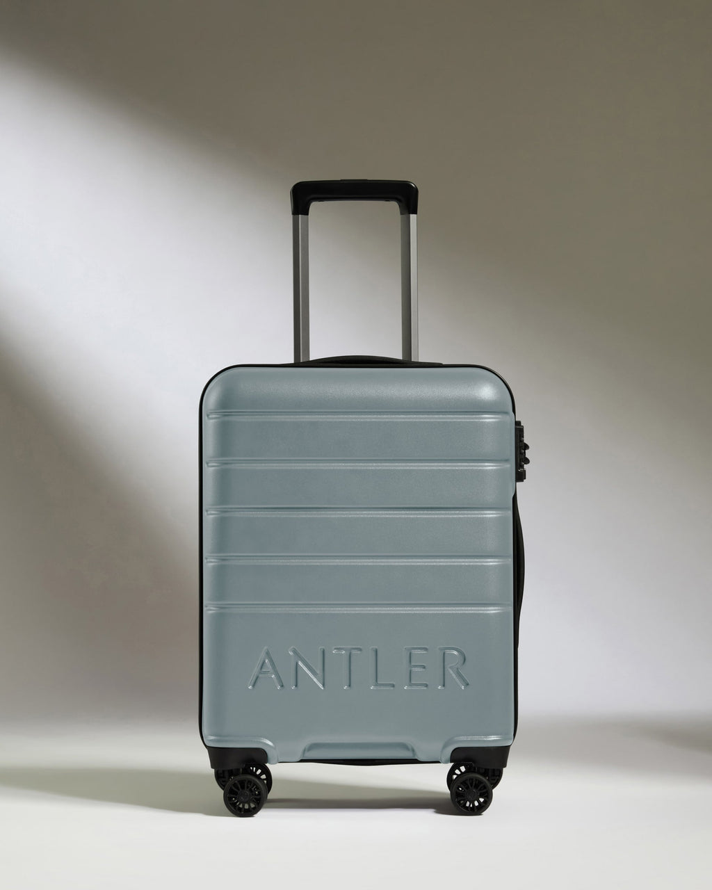 Cabin Suitcase in Cool Grey - Logo