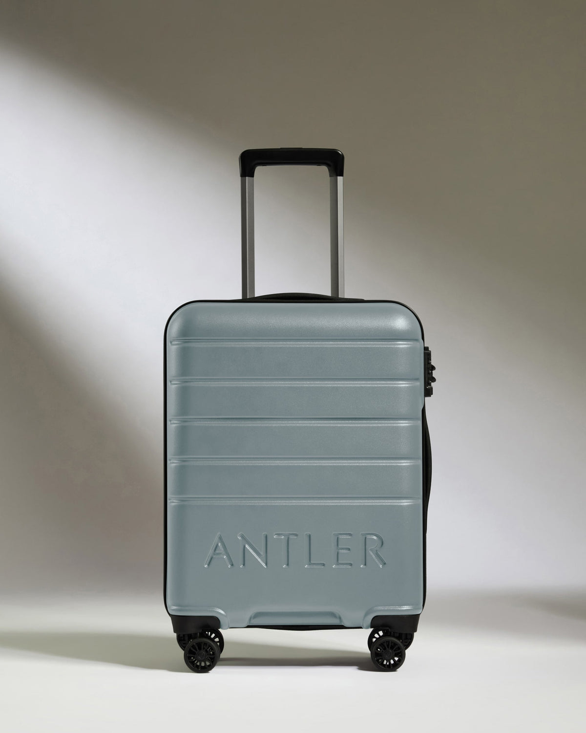 Cabin Suitcase in Cool Grey - Logo