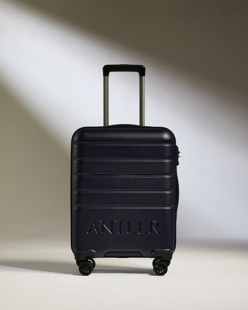 Cabin Suitcase in Dark Purple - Logo