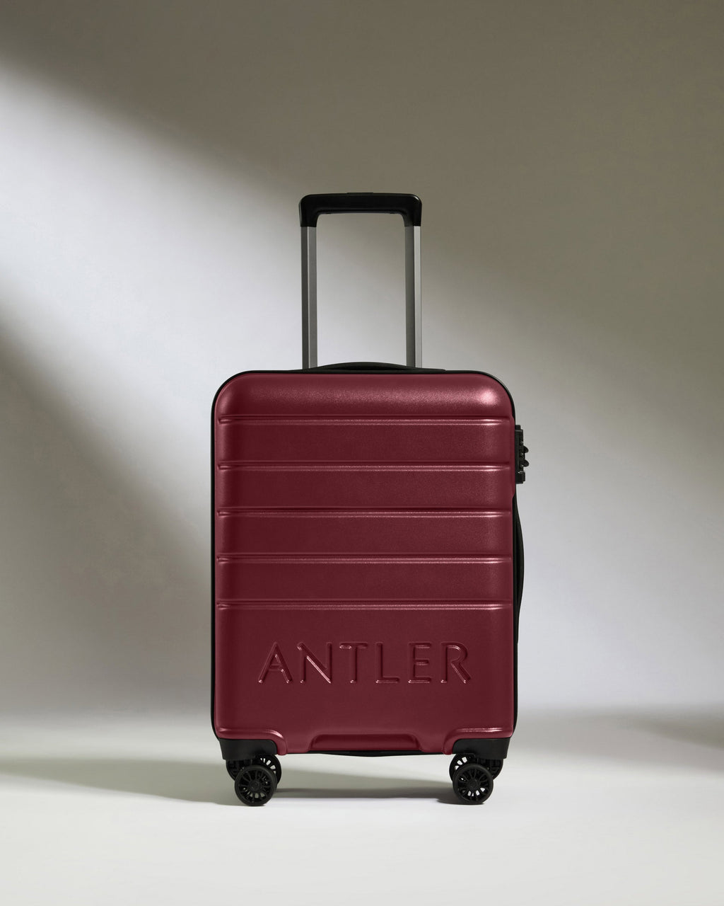 Cabin Suitcase in Rich Red - Logo