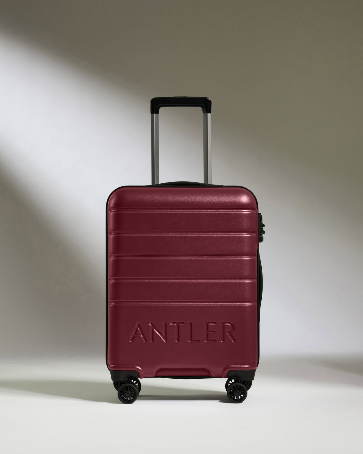 Cabin Suitcase in Rich Red - Logo