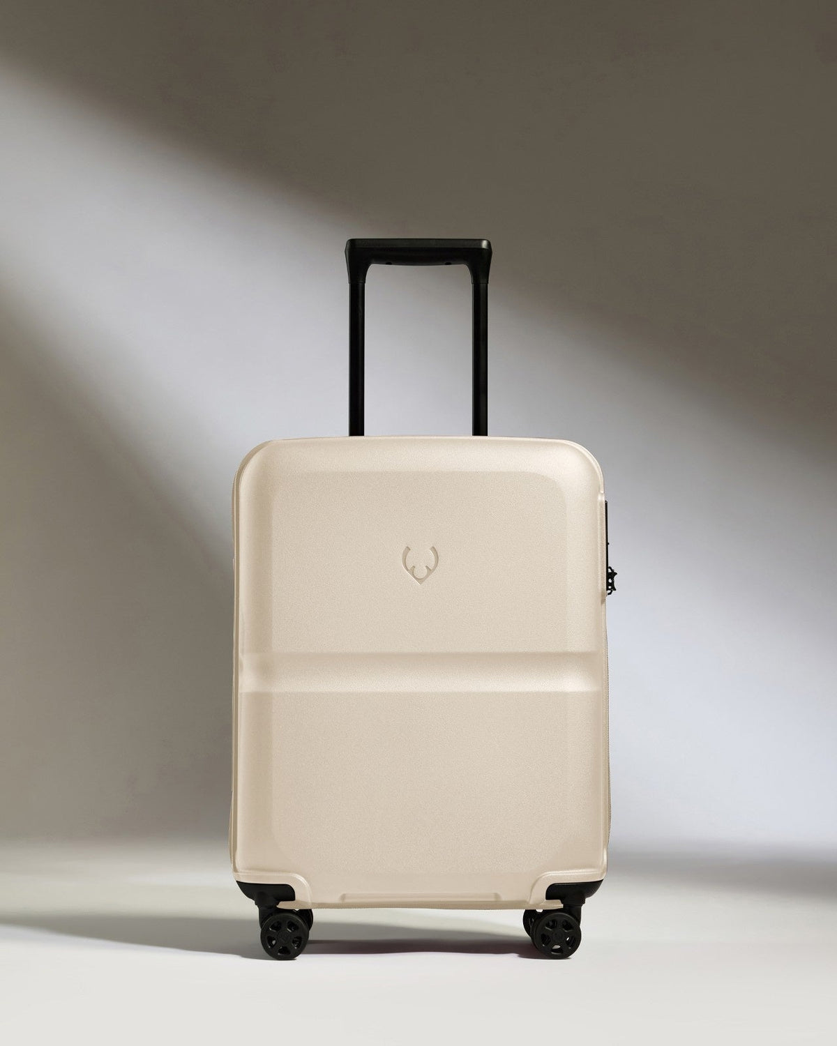 Cabin Suitcase in Warm Taupe - Single Stripe
