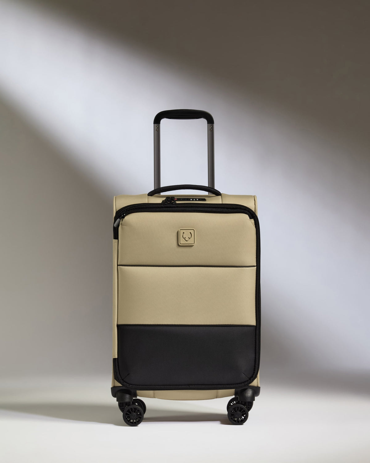 Lightest Cabin Suitcase in Sand - Soft Stripe 2.0
