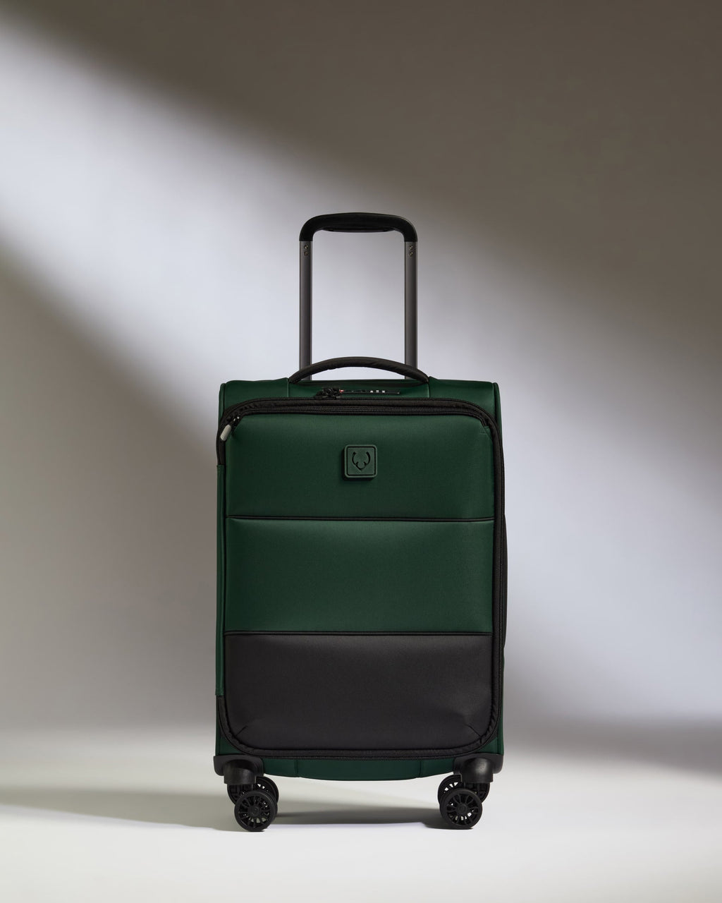 Lightest Cabin Suitcase in Antler Green - Soft Stripe 2.0