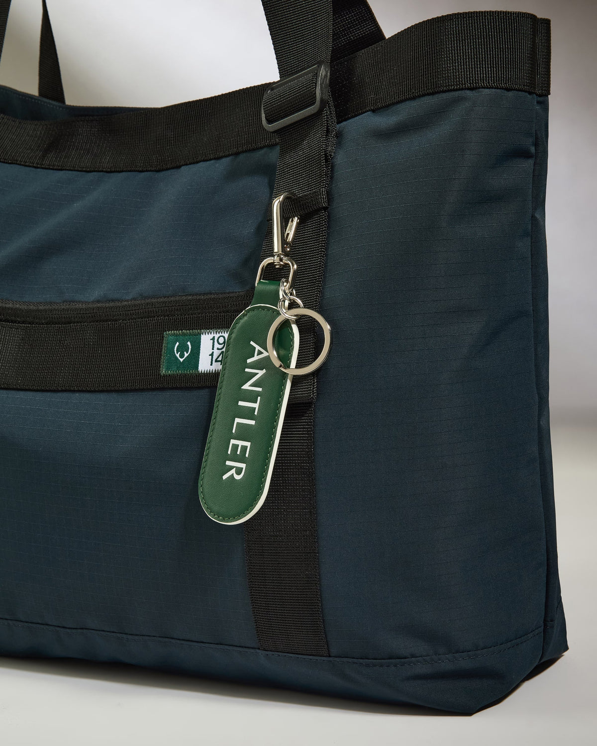 Leather Keyring in Antler Green - Summer Capsule