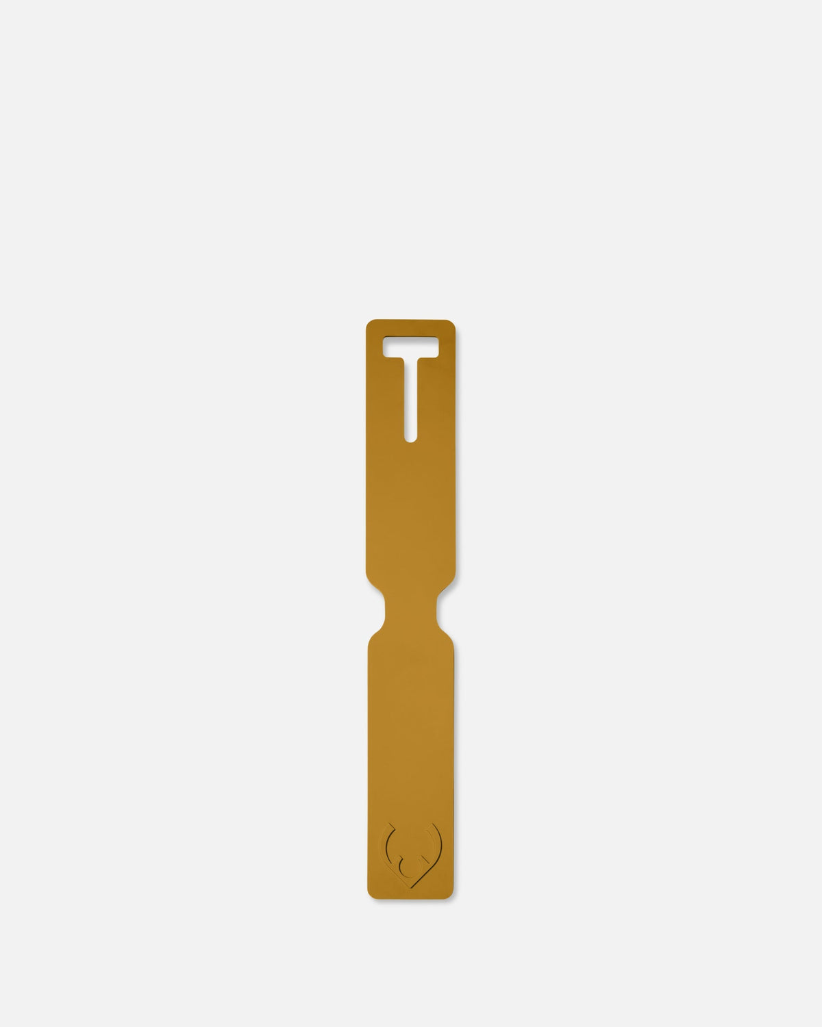 Luggage Tag in Mustard Yellow