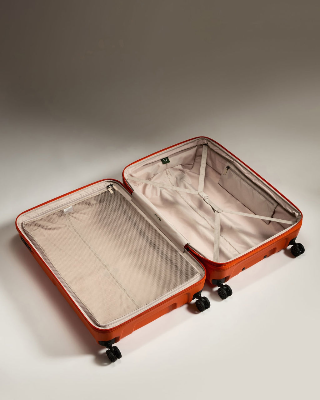 Large Suitcase in Ember Orange - Single Stripe