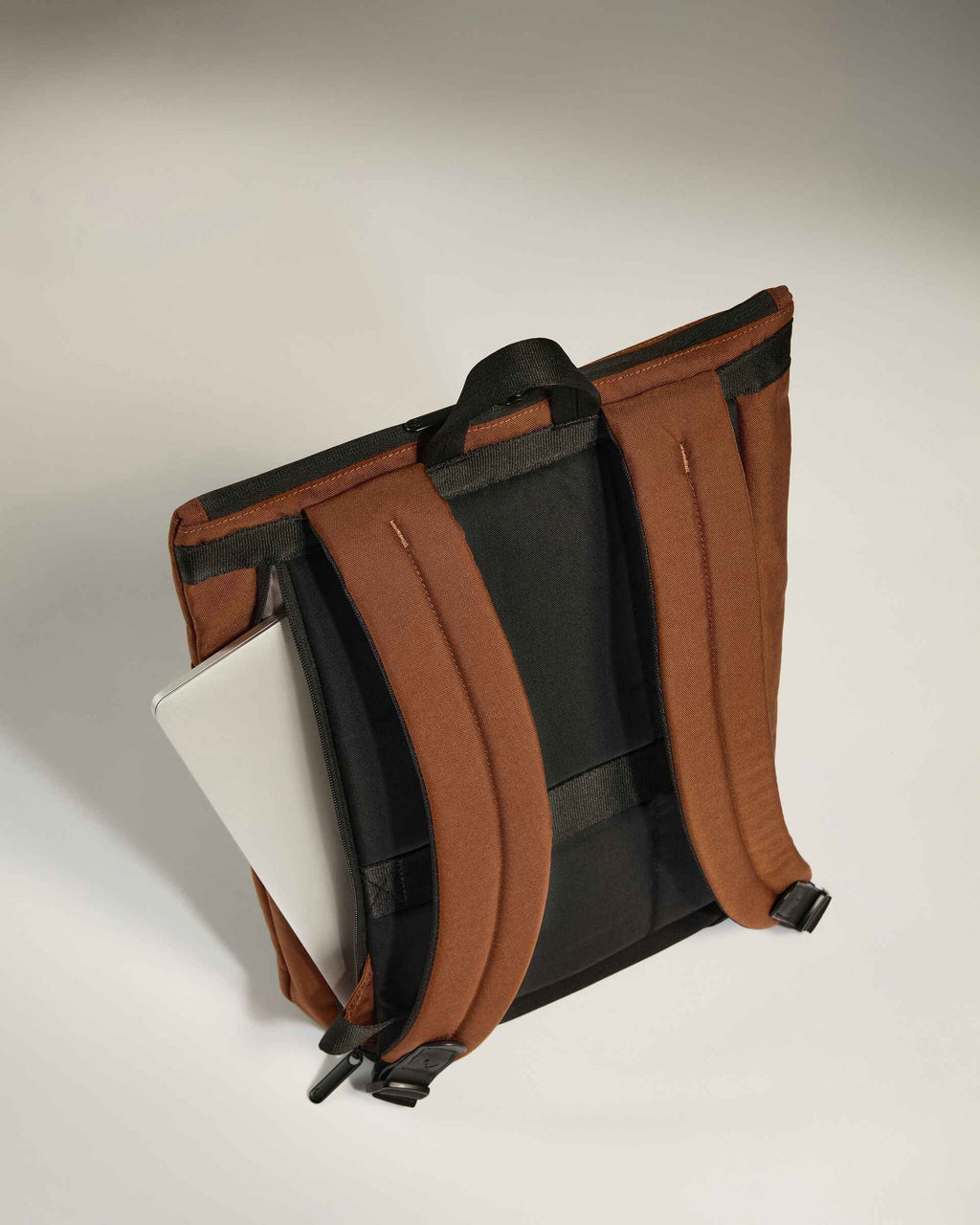 Urban Core Zip Top Backpack in Clay Brown
