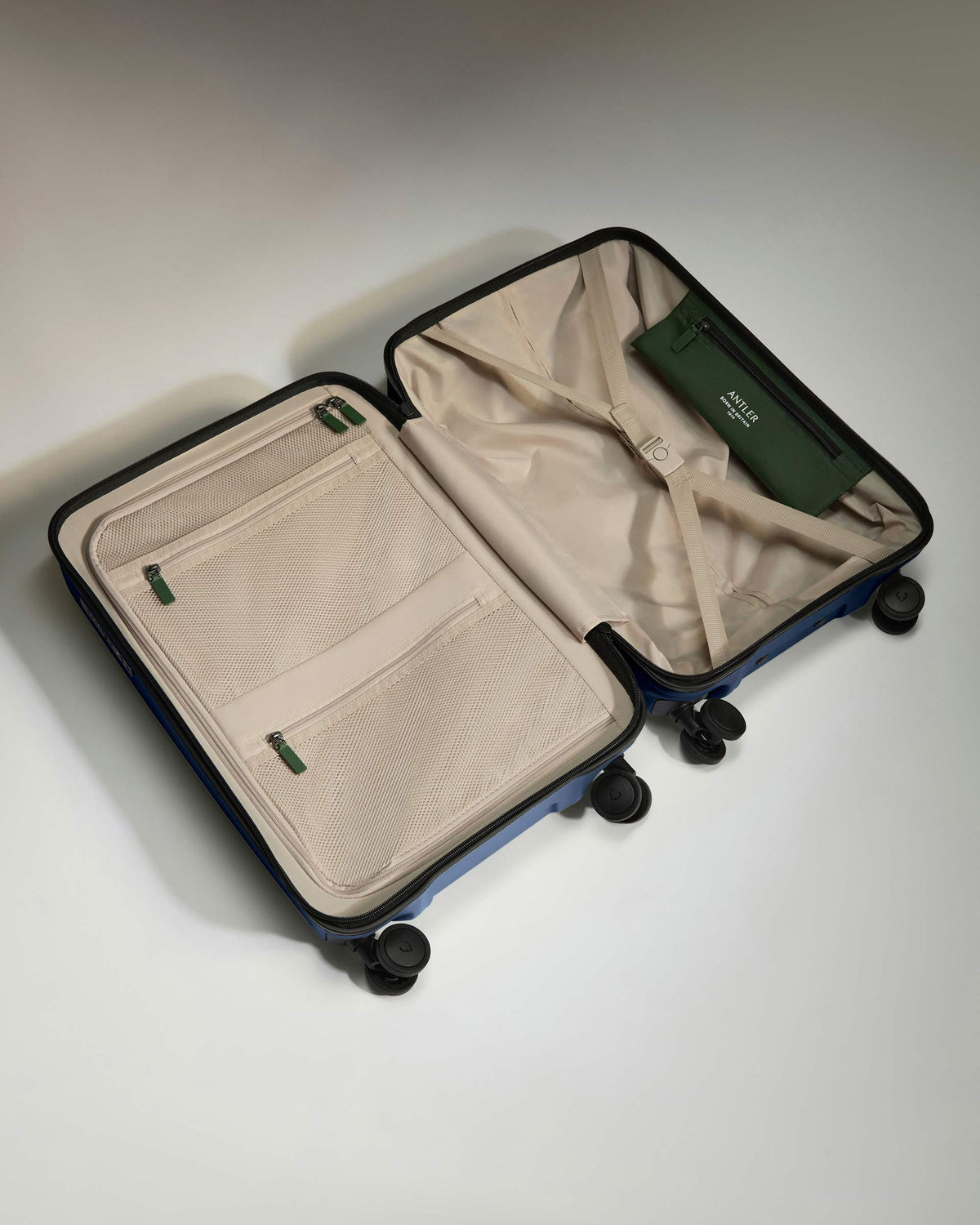 Large Cabin Suitcase in Ocean Blue - Icon Stripe