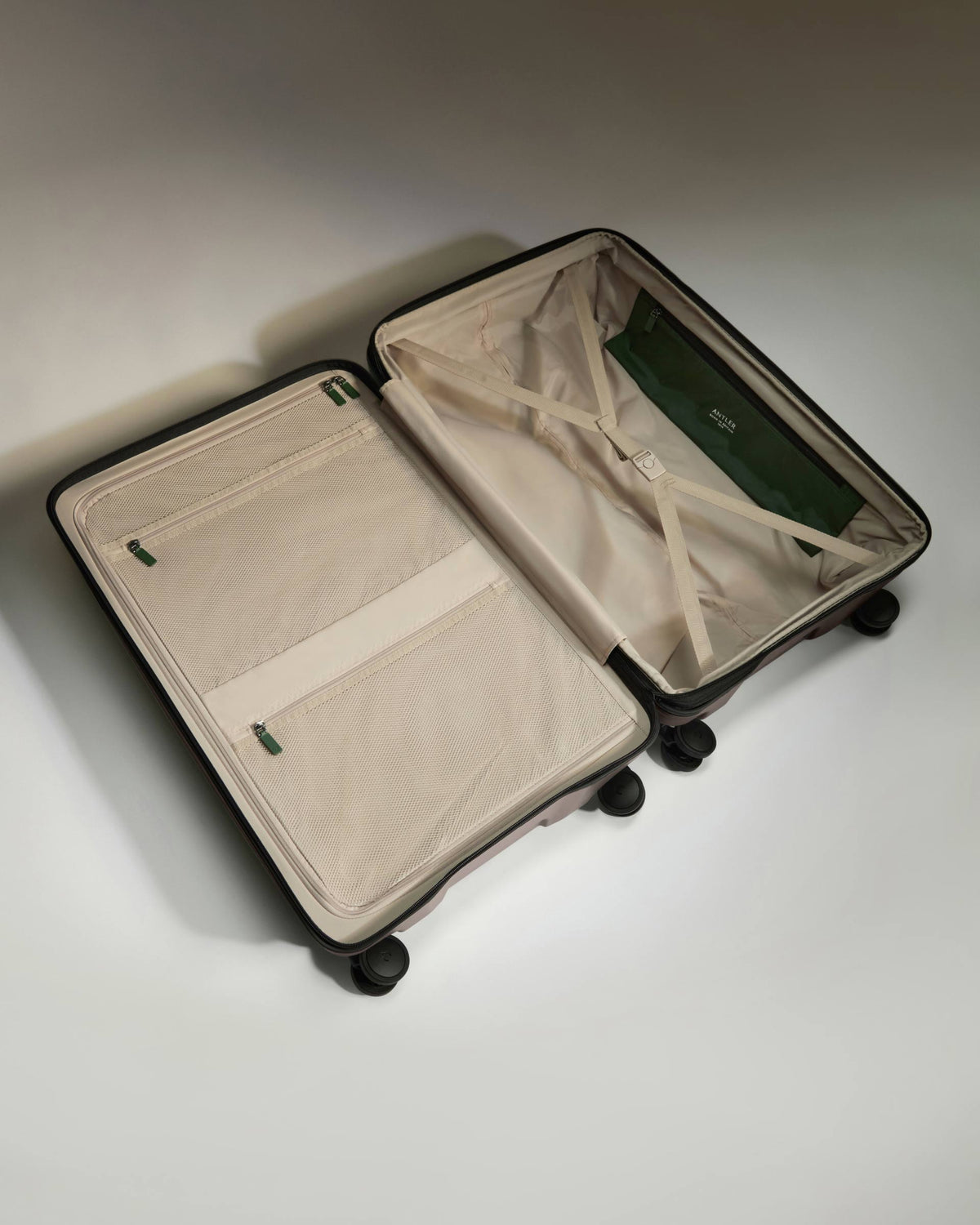 Large Suitcase in Pebble Grey - Icon Stripe