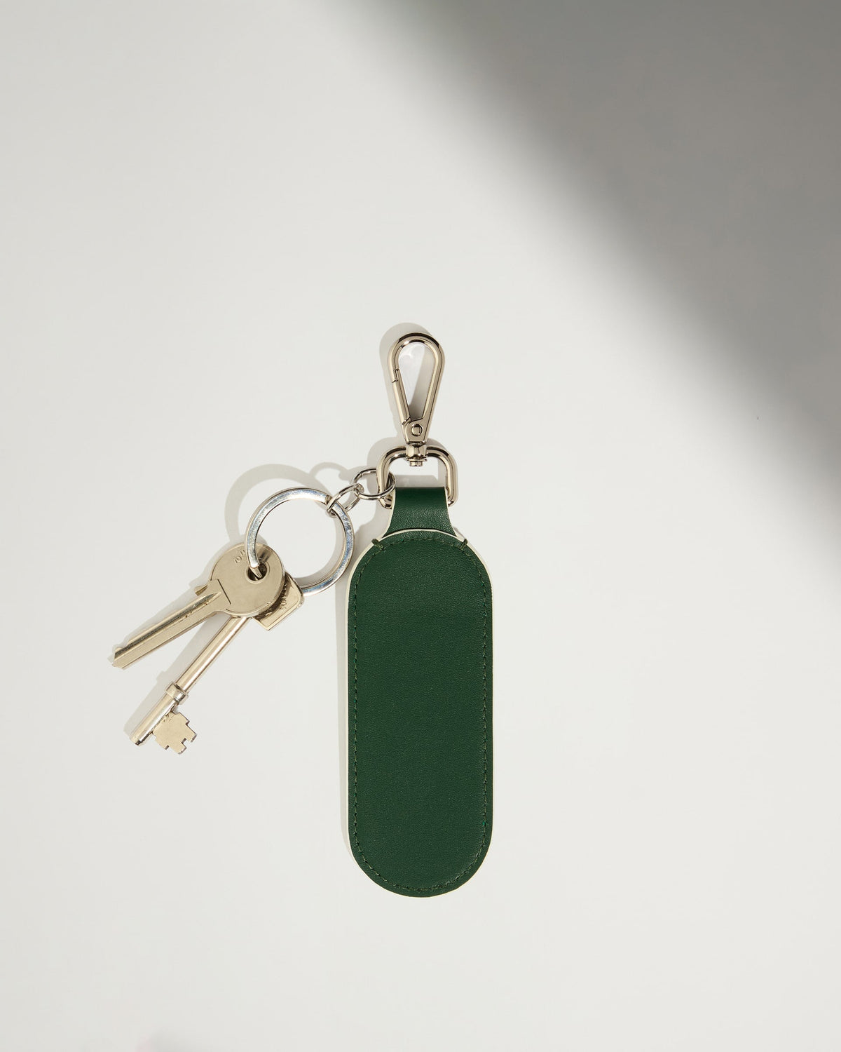 Leather Keyring in Antler Green - Summer Capsule