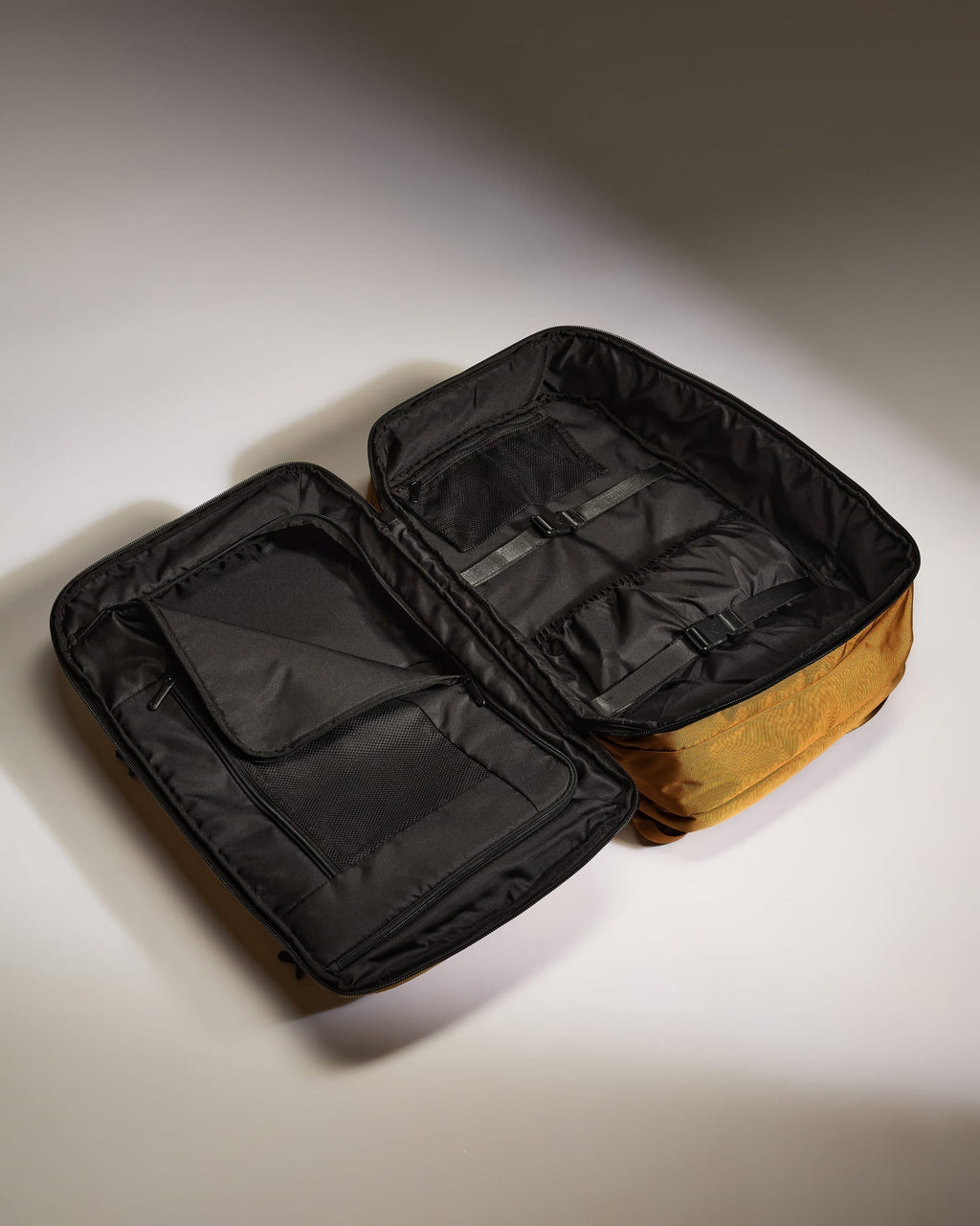 Discovery 60L Hybrid Duffle Backpack in Mustard Yellow