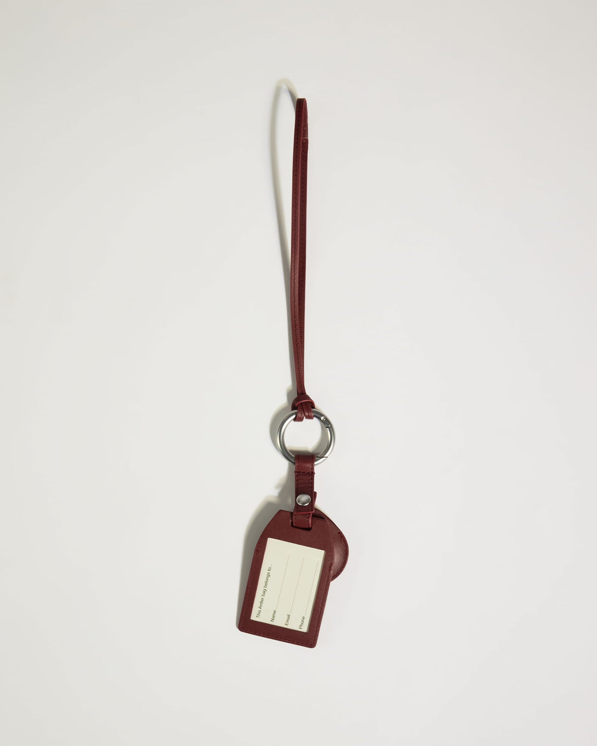 Heritage AirTag Holder & Luggage Tag in Cedar