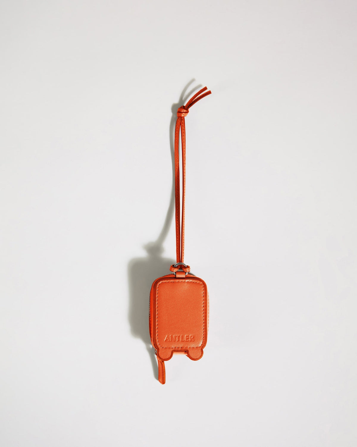 Heritage Leather AirPods Case in Coral