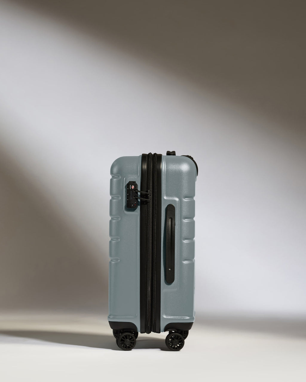 Cabin Suitcase in Cool Grey - Logo