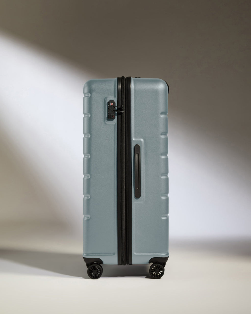 Large Suitcase in Cool Grey - Logo