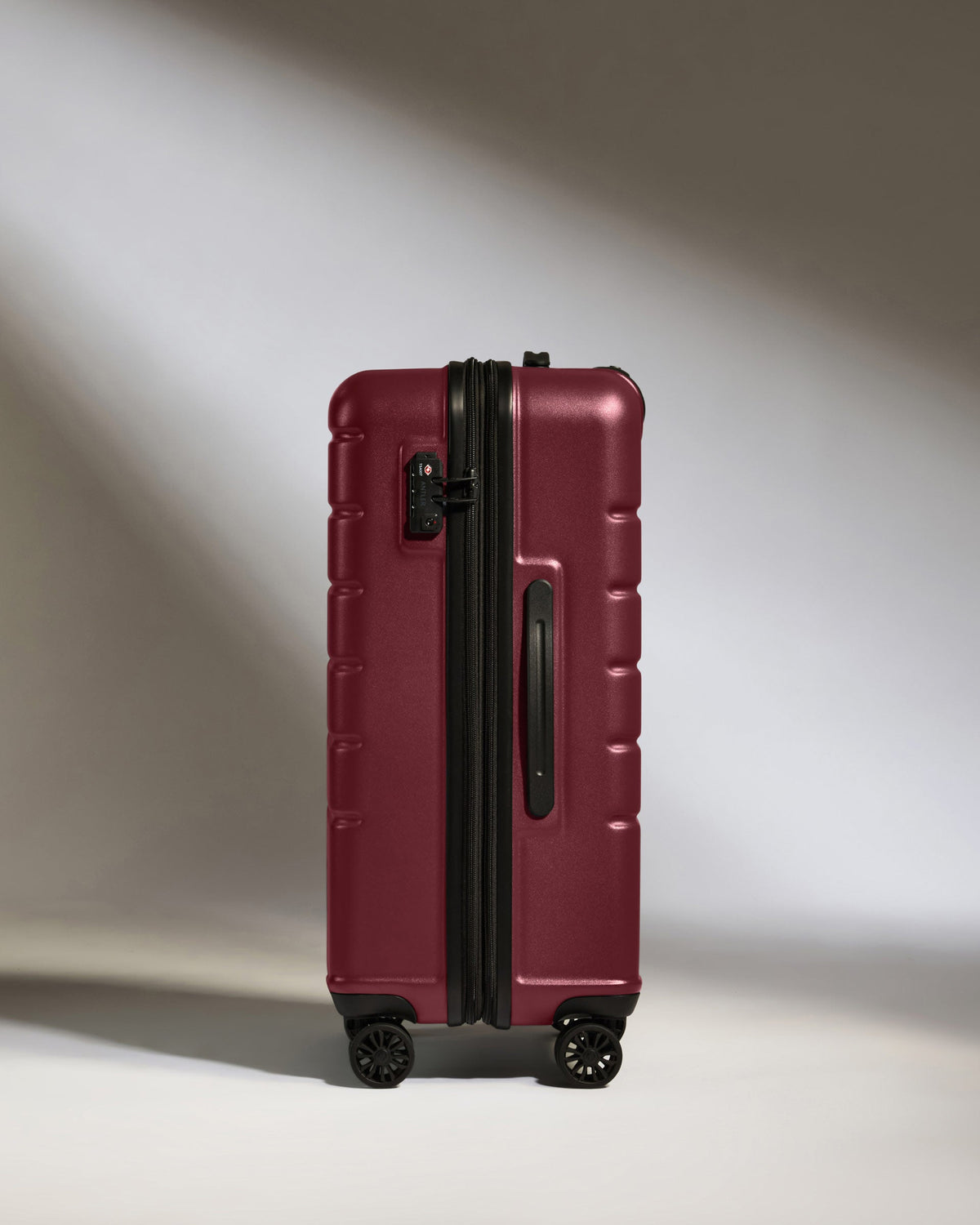 Medium Luggage in Rich Red - Logo