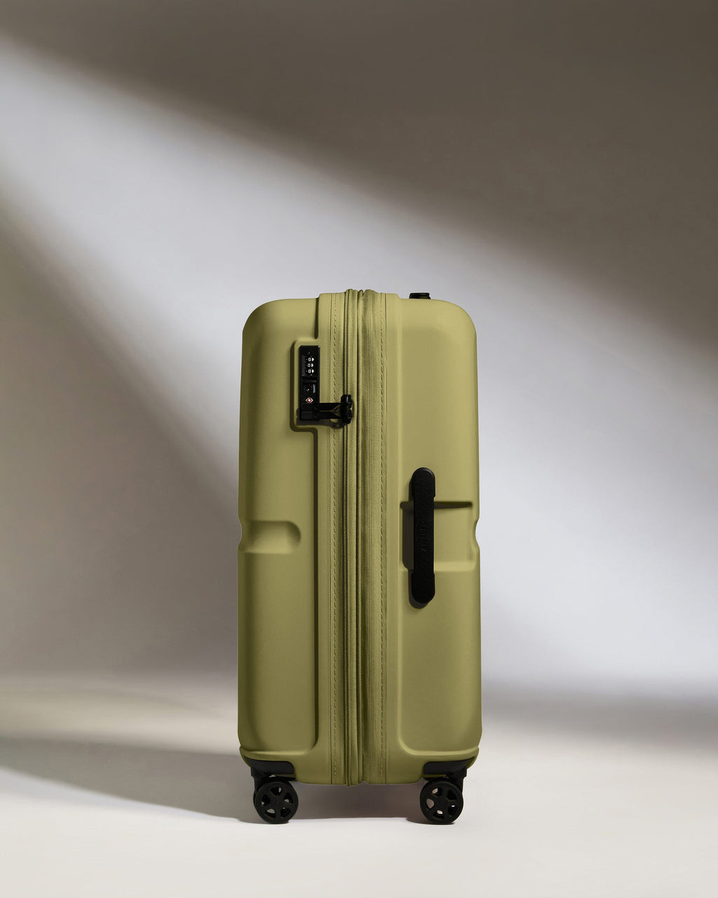 Medium Suitcase in Reed Green - Single Stripe