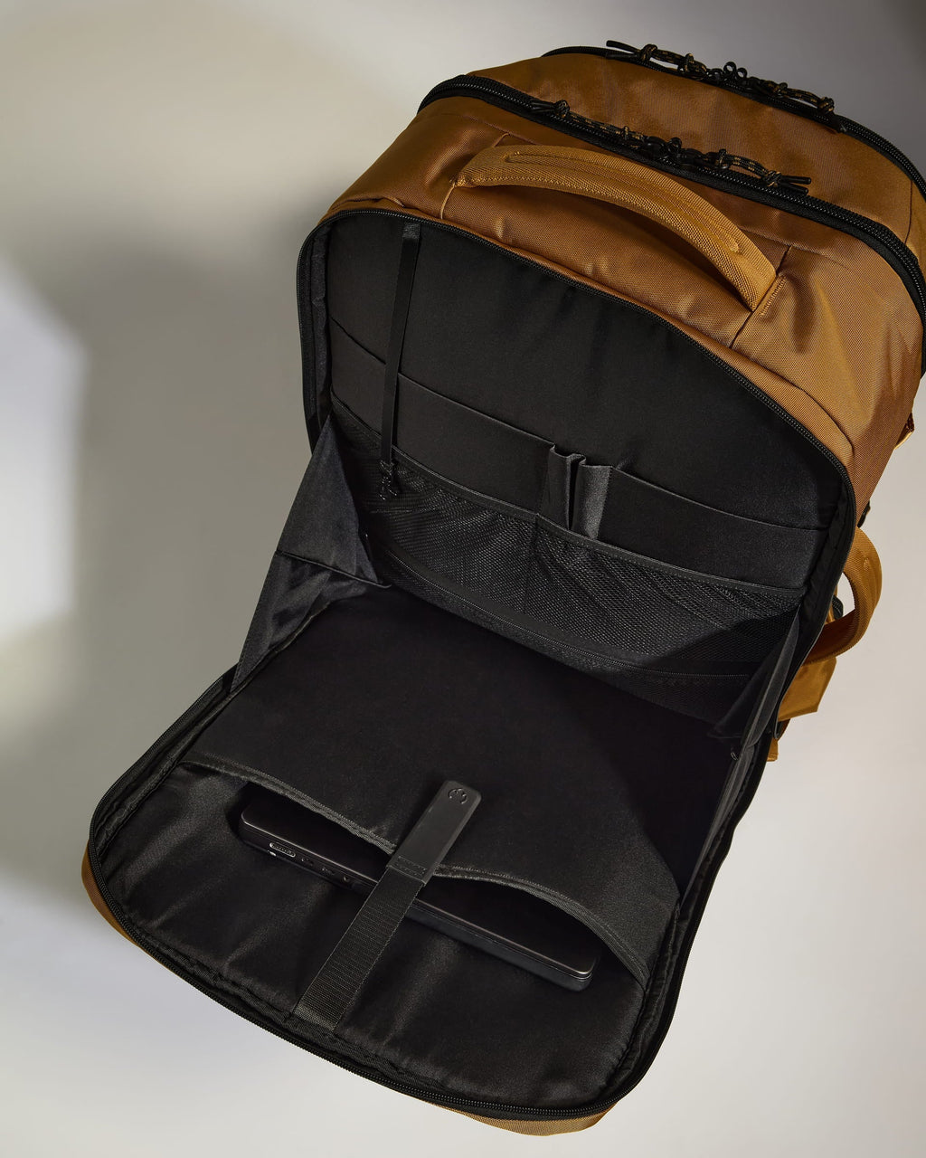 Discovery 60L Hybrid Duffle Backpack in Mustard Yellow
