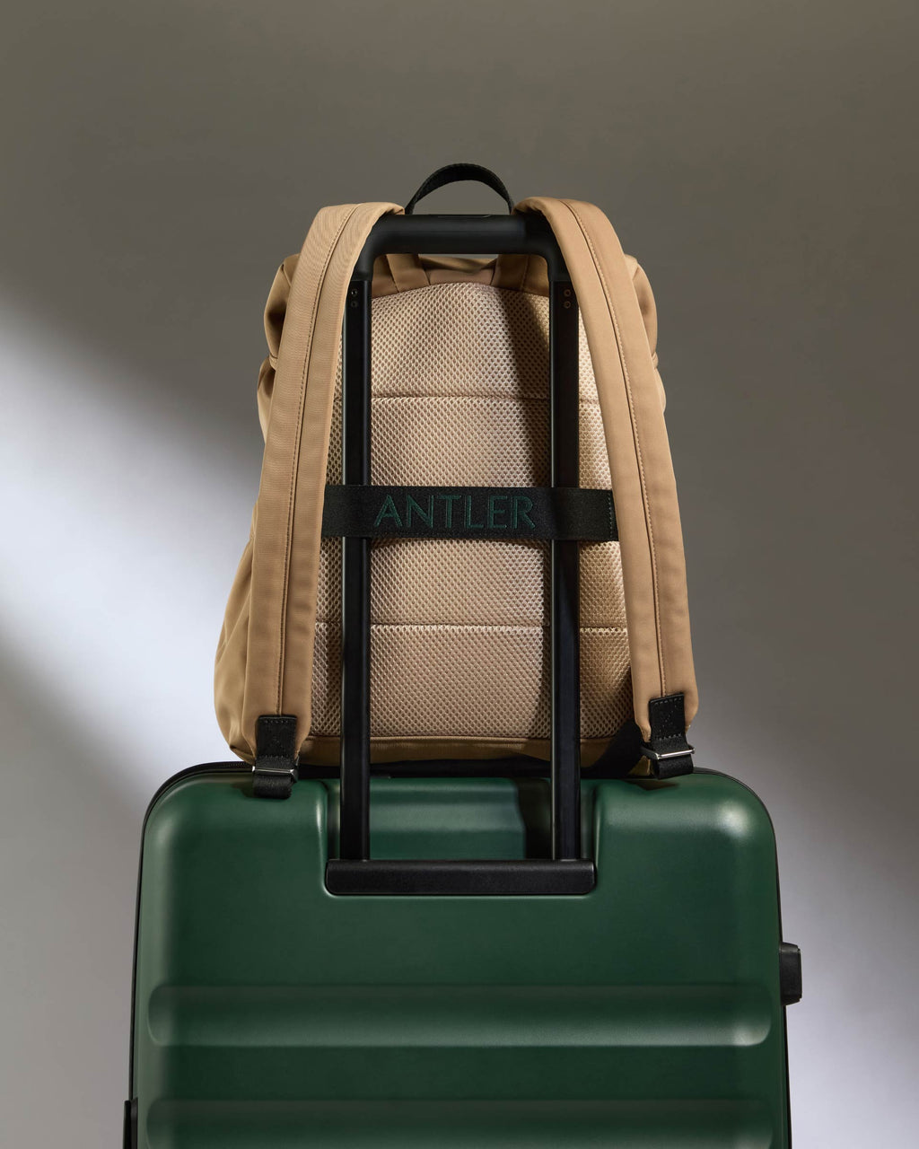 Icon Drawstring Backpack in Sand
