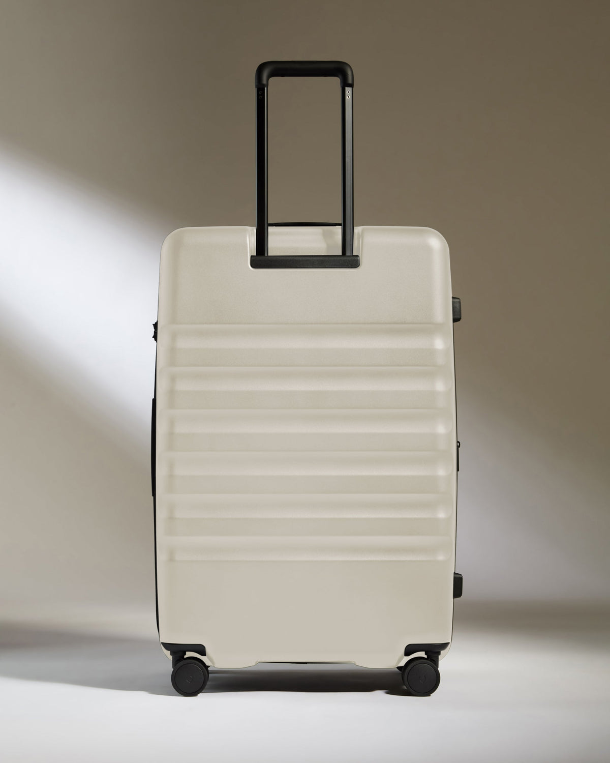 Large Suitcase in Taupe - Icon Stripe
