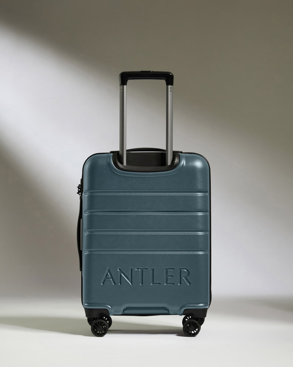 Cabin Suitcase in Blue Grey - Logo