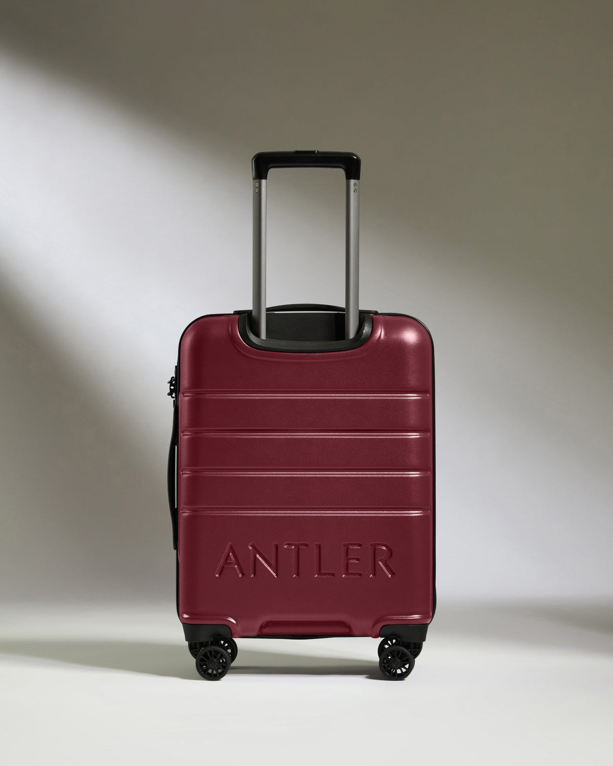 Cabin Suitcase in Rich Red - Logo