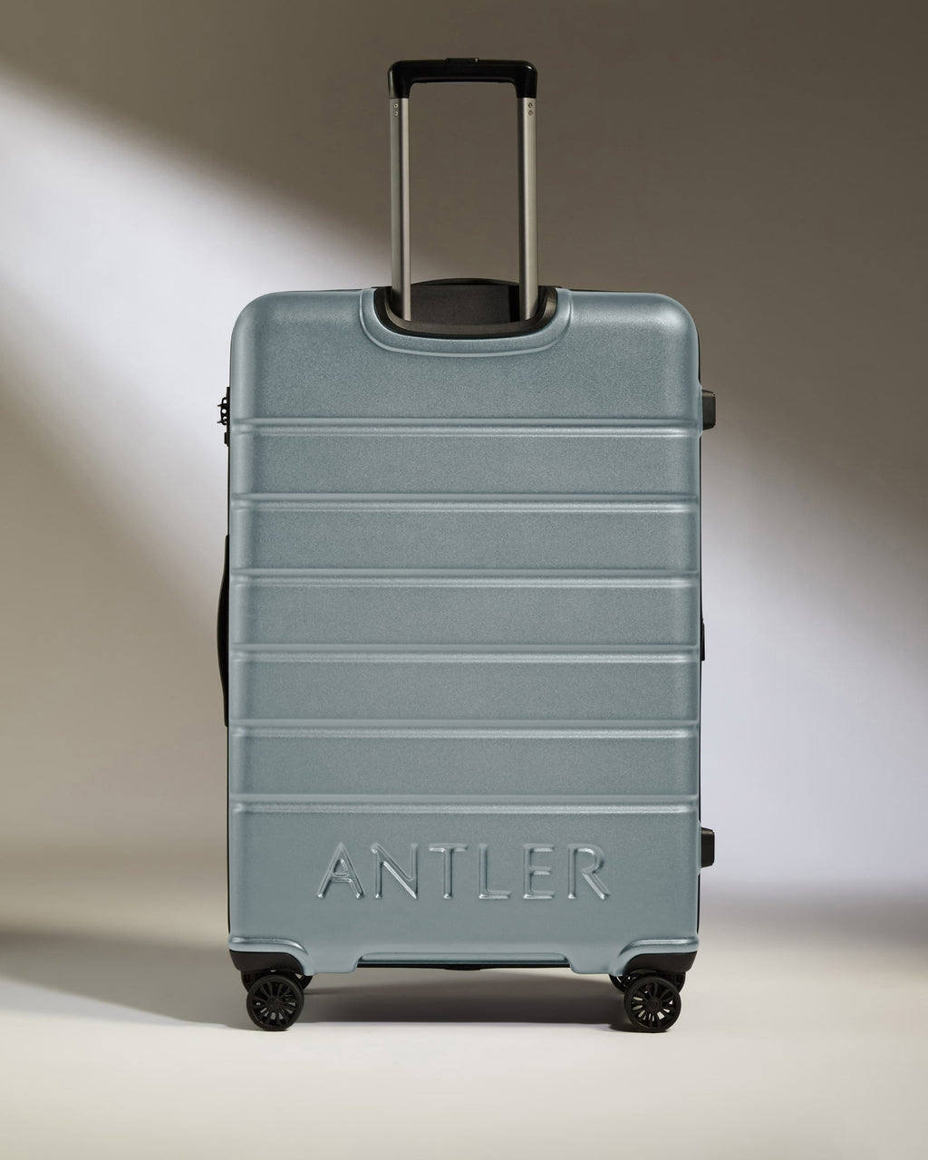 Large Suitcase in Cool Grey - Logo