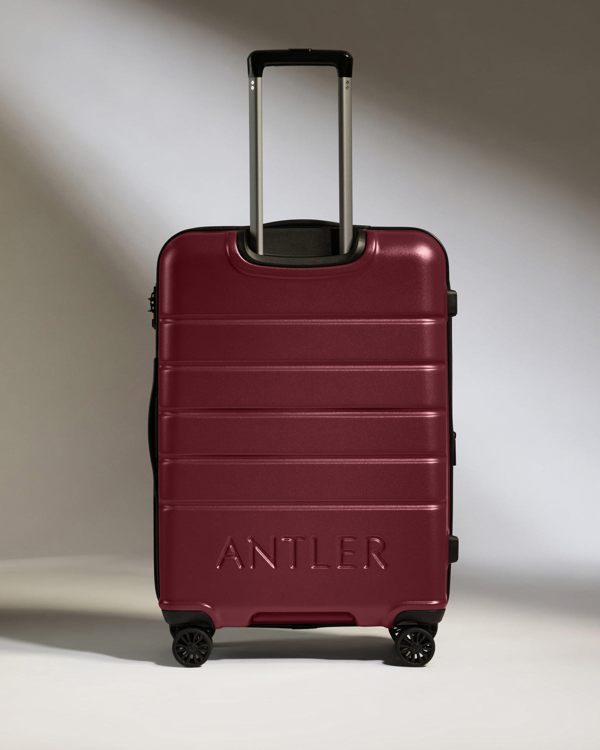 Medium Luggage in Rich Red - Logo