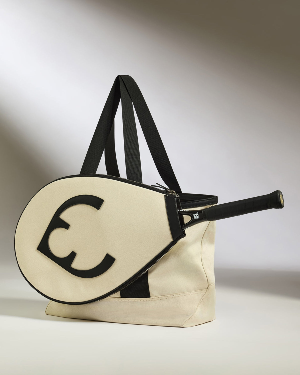 Tennis Racket Cover in Cream - Summer Capsule