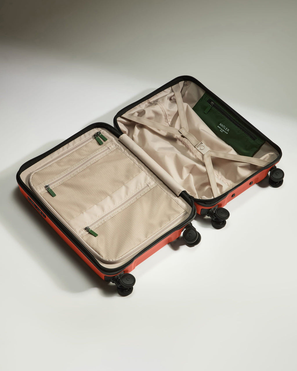 Cabin Suitcase in Buckthorn Red - Icon Stripe