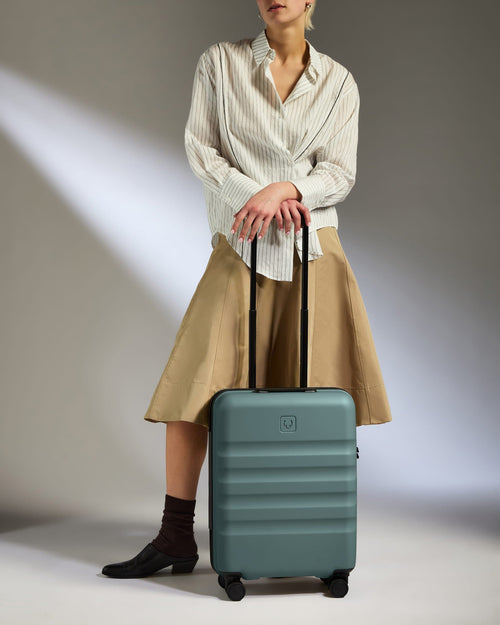 Cabin Suitcase in Glade Blue - Icon Stripe