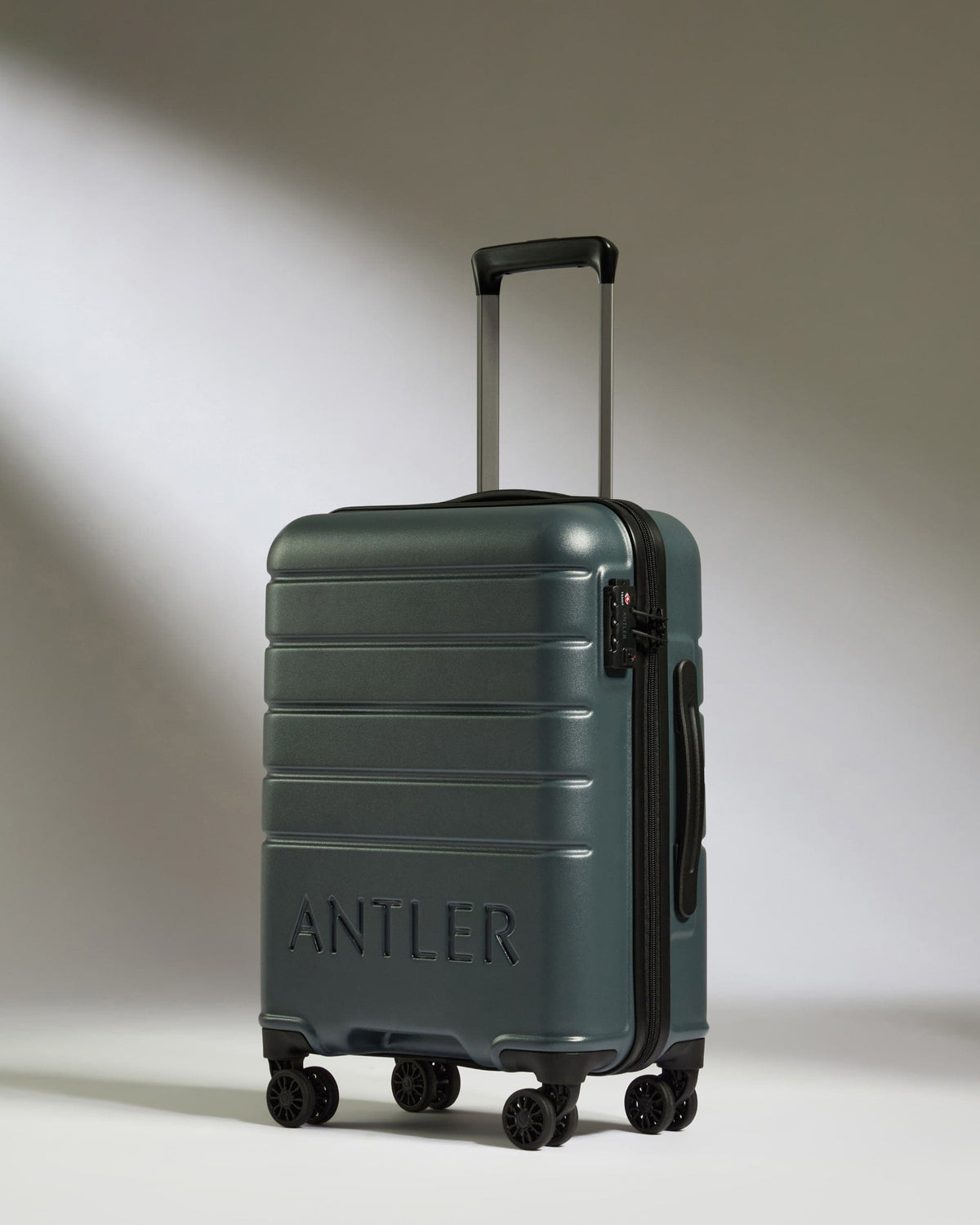 Cabin Suitcase in Granite Grey - Logo
