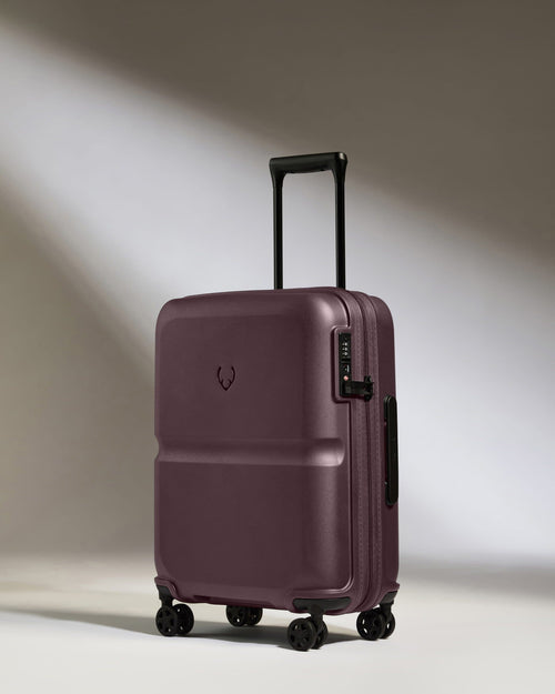 Cabin Suitcase in Lagoon Purple - Single Stripe