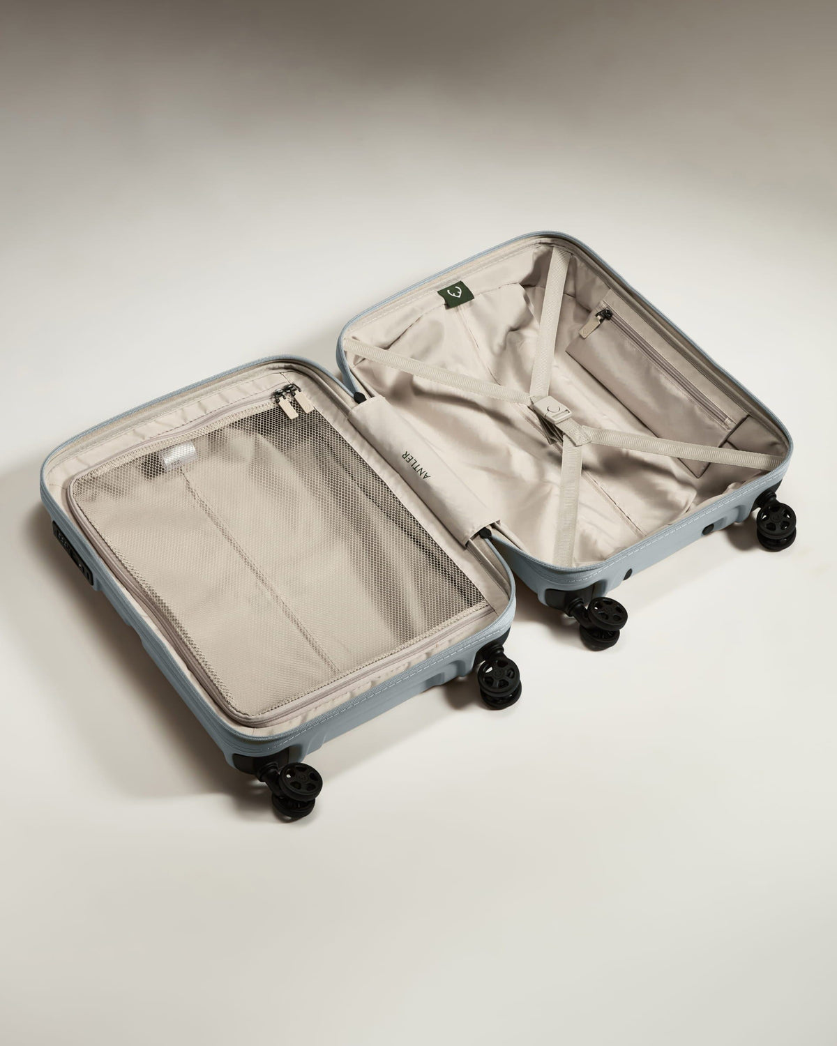 Cabin Suitcase in Salt Blue - Single Stripe