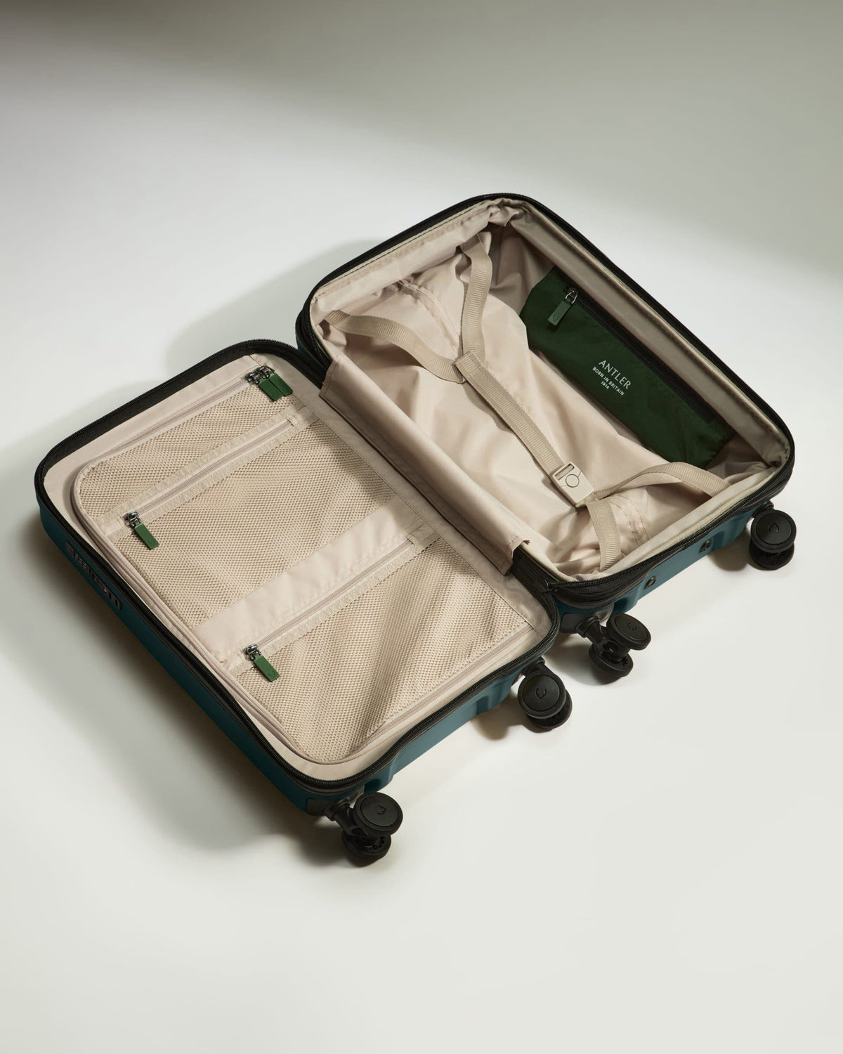 Expandable Cabin Suitcase in Glade Blue - Icon Stripe