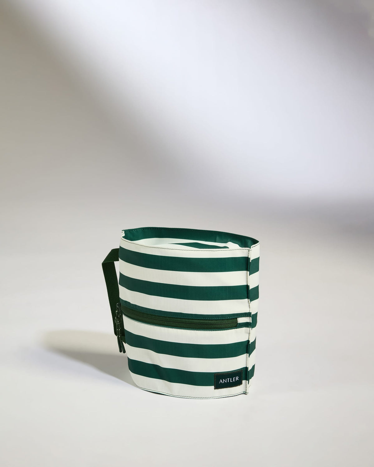 Stripe Poolside Pouch in Green- Summer Capsule