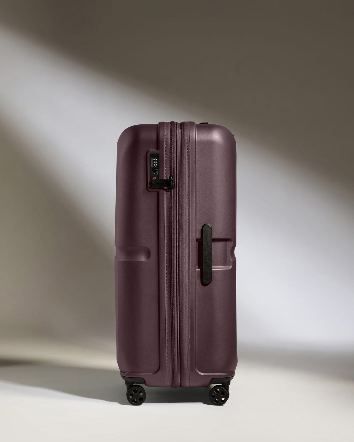Large Suitcase in Lagoon Purple - Single Stripe